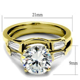 TK44701 IP Gold(Ion Plating) Stainless Steel Ring - The Trendy Accessories Store