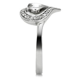 TS093 Rhodium 925 Sterling Silver Ring - The Trendy Accessories Store