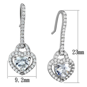 Sterling Silver Earrings with Premium Grade Stone - The Trendy Accessories Store