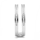 TS605 Rhodium 925 Sterling Silver Ring - The Trendy Accessories Store