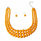 Multi Strand Bead Necklace Set - The Trendy Accessories Store