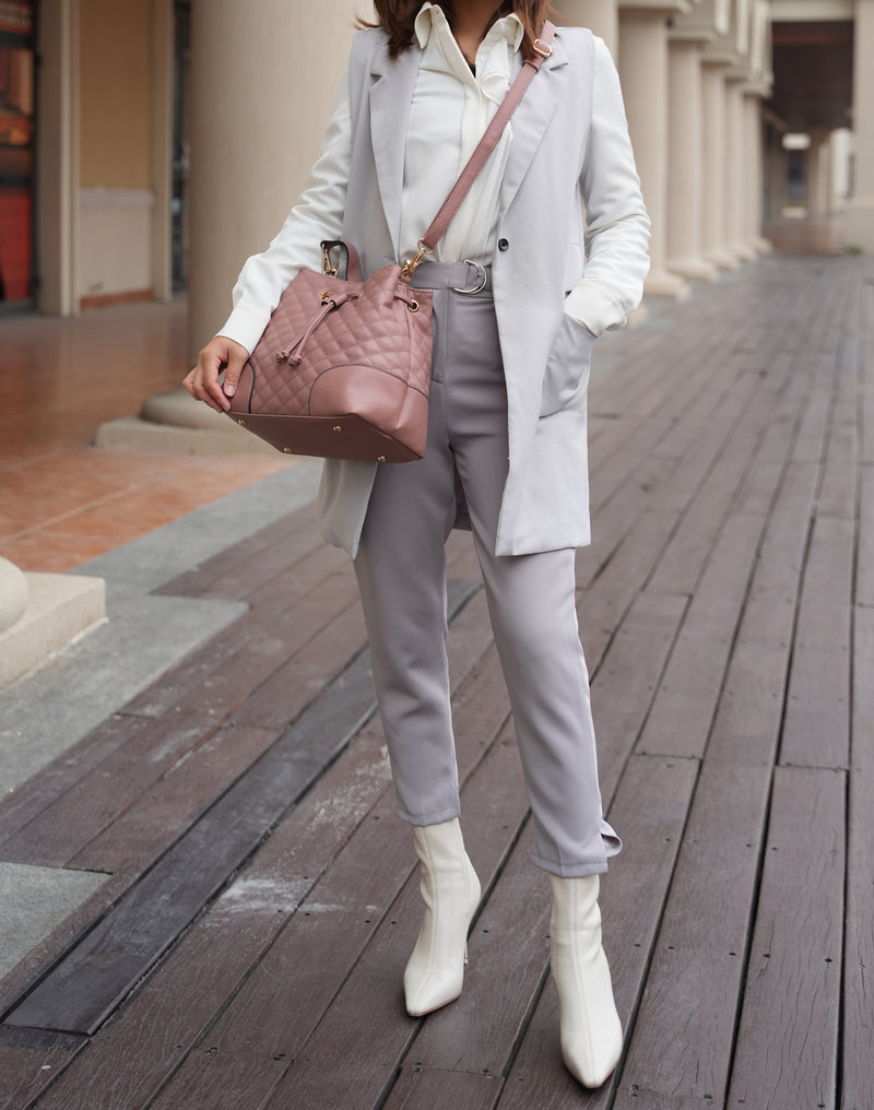 Iris Bucket Bag with Wristlet