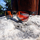 Black Bamboo Club Sunglasses, Polarized Sunset Lenses, HandCrafted - The Trendy Accessories Store