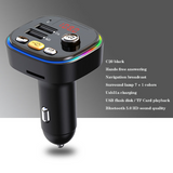 Handsfree Dual USB Fast Bluetooth MP3 Player Car Charger