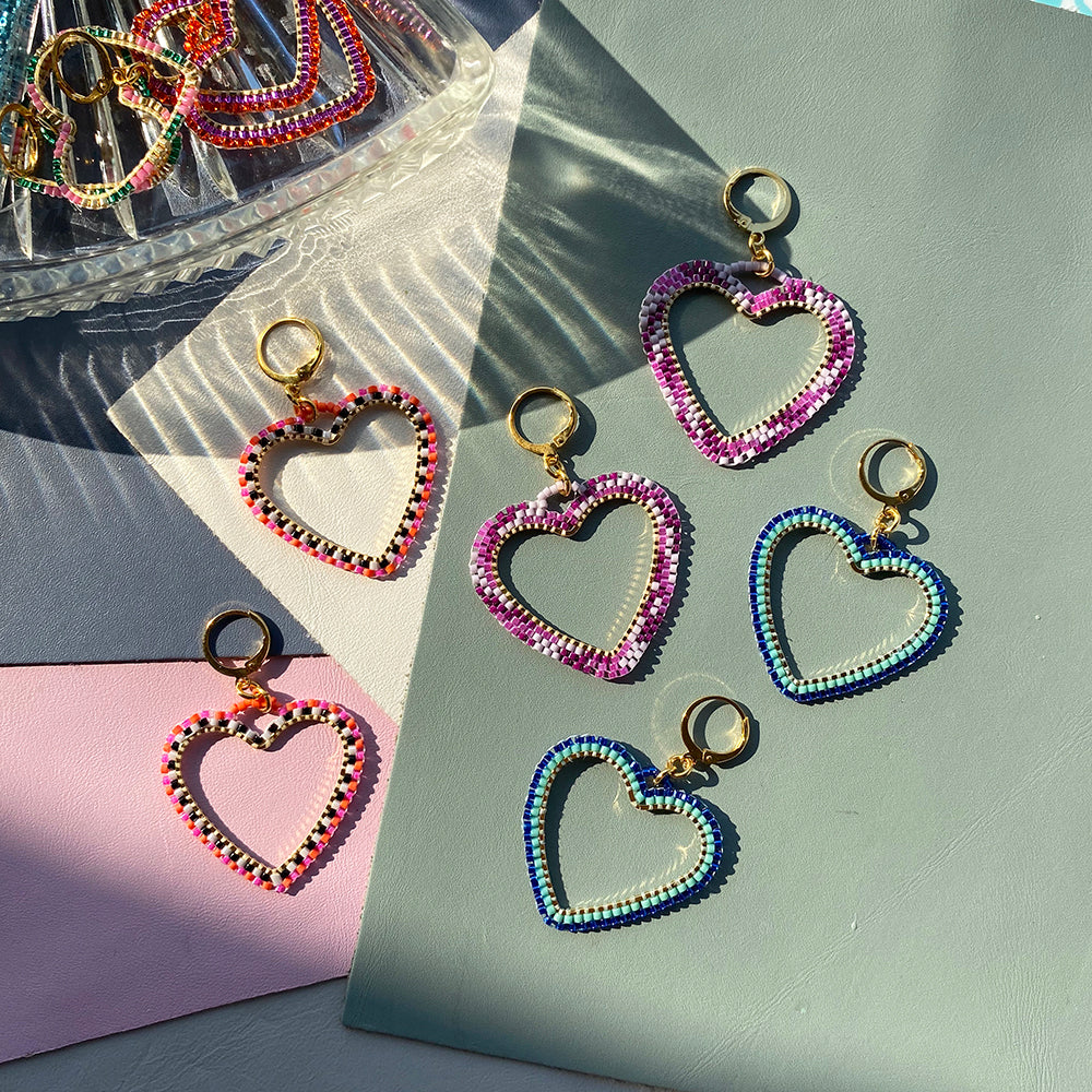Candy Heart style Earrings - The Trendy Accessories Store