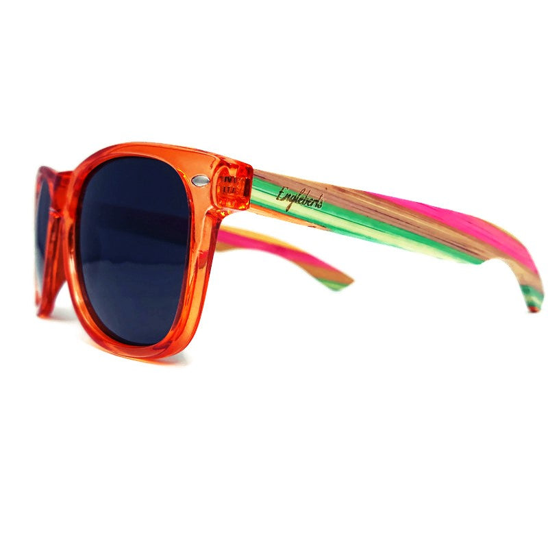 Juicy Fruit Multi-Colored Bamboo Polarized Sunglasses - The Trendy Accessories Store