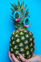 Juicy Blue and Pink Fruit Earrings - The Trendy Accessories Store