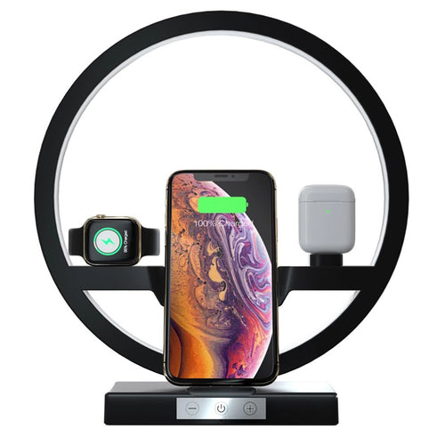 Angel Wing Fast Wireless Charger With Power Adapter Dock