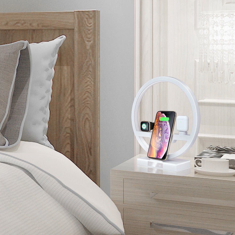 Angel Wing Fast Wireless Charger With Power Adapter Dock