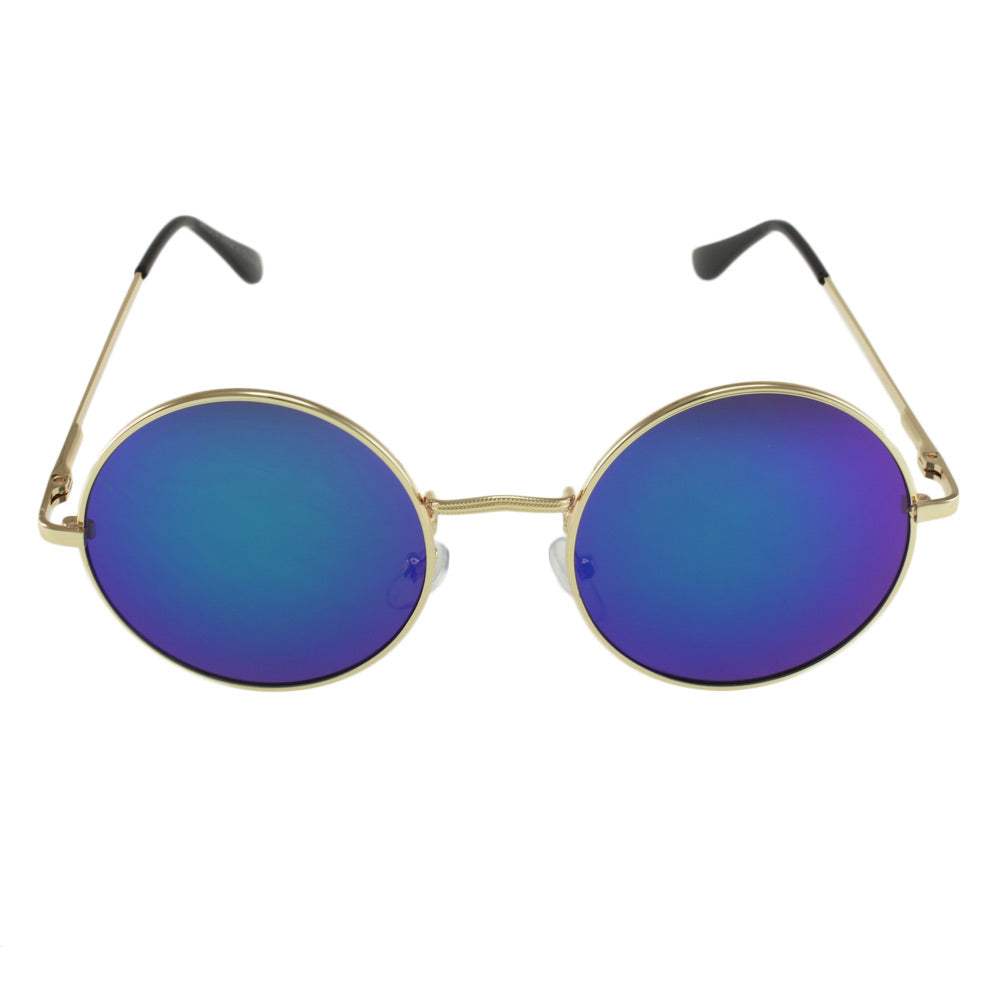 MQ Presley Sunglasses in Gold / Blue - The Trendy Accessories Store
