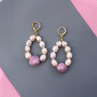 Candy theme Shell Pearl Earrings - The Trendy Accessories Store