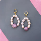 Candy theme Shell Pearl Earrings - The Trendy Accessories Store