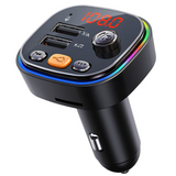 Handsfree Dual USB Fast Bluetooth MP3 Player Car Charger