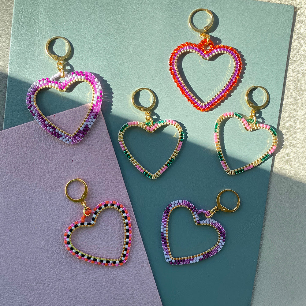 Candy Heart style Earrings - The Trendy Accessories Store