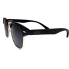 Midnight Black Bamboo Club Sunglasses, Polarized, HandCrafted - The Trendy Accessories Store