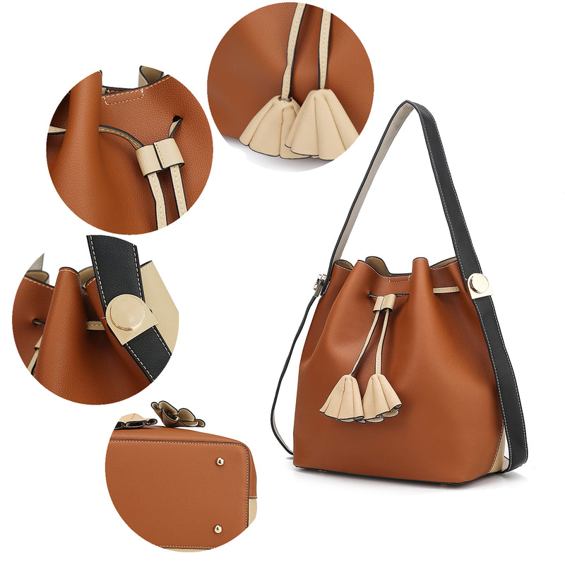 Nataliya Bucket Shoulder Handbag