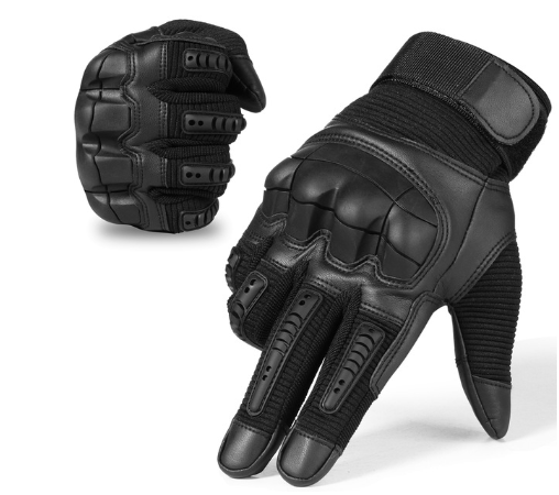 Touch Screen Tactical Rubber Hard Knuckle Full Finger Gloves - The Trendy Accessories Store