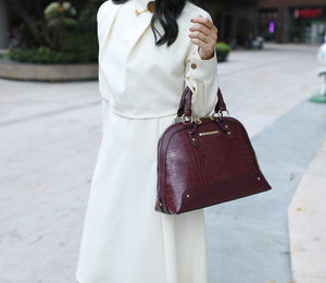 Kalyna Premium Croco Satchel Bag