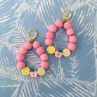 Juicy Blue and Pink Fruit Earrings - The Trendy Accessories Store