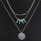 Turquoise Multilayer Necklace - The Trendy Accessories Store