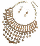 Heavy Rich Glass Bead Necklace Set - The Trendy Accessories Store