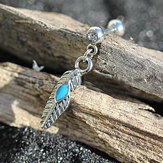 Tribal Feather Cartilage Earring - The Trendy Accessories Store