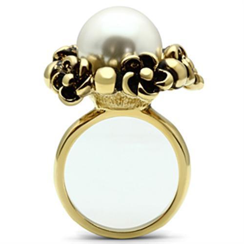 GL308 IP Gold(Ion Plating) Brass Ring with - The Trendy Accessories Store