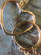 Namaste Necklace - Heart and Circle Infinity Necklace - The Trendy Accessories Store