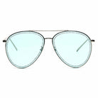 Blue Glitter Aviator Sunglasses - The Trendy Accessories Store