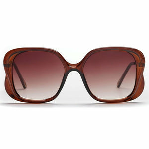 Brown Frame and Lens Square Glasses - The Trendy Accessories Store
