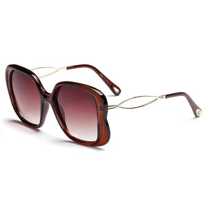 Brown Frame and Lens Square Glasses - The Trendy Accessories Store