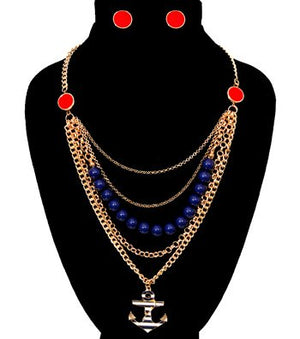 Sea Theme Necklace Set - The Trendy Accessories Store
