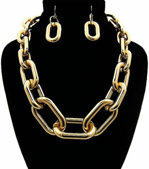 Large Gold Necklace Sets - The Trendy Accessories Store