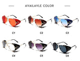 Fashion Pilot Leather Aviation Sunglasses For Men and Women - The Trendy Accessories Store