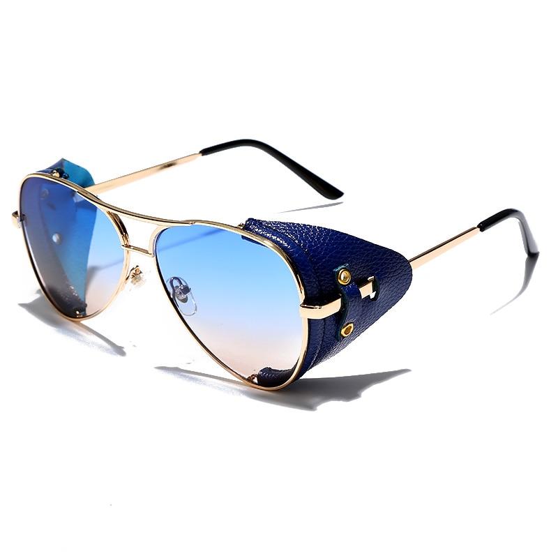 Fashion Pilot Leather Aviation Sunglasses For Men and Women - The Trendy Accessories Store