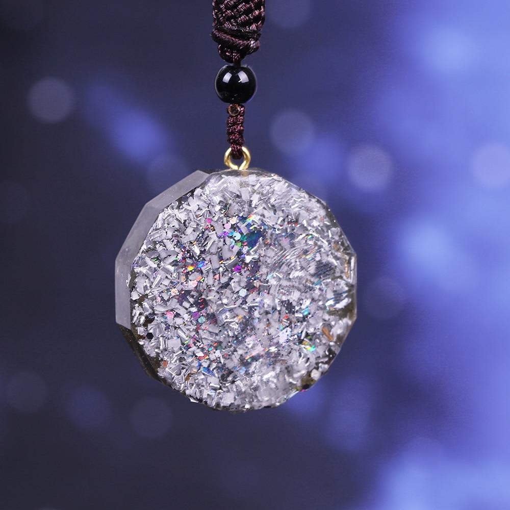 Pendant Orgon Aura Necklace Labradorite Necklace Amulet Necklace - The Trendy Accessories Store