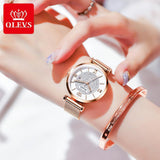Diamond Starry Rose Gold Waterproof Watches - The Trendy Accessories Store