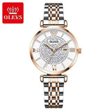 Diamond Starry Rose Gold Waterproof Watches - The Trendy Accessories Store