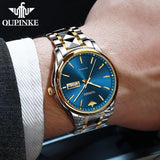 Men Skeleton Automatic Mechanical Watches Top Brand Sapphire Glass - The Trendy Accessories Store