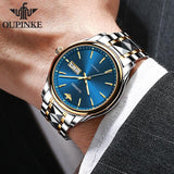 Men Skeleton Automatic Mechanical Watches Top Brand Sapphire Glass - The Trendy Accessories Store