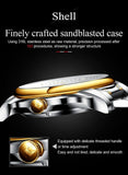 Men Skeleton Automatic Mechanical Watches Top Brand Sapphire Glass - The Trendy Accessories Store