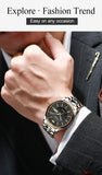 Men Skeleton Automatic Mechanical Watches Top Brand Sapphire Glass - The Trendy Accessories Store