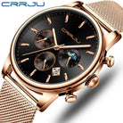Top Luxury Men Multifunction Watches Waterproof Business Casual Quartz - The Trendy Accessories Store