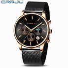 Top Luxury Men Multifunction Watches Waterproof Business Casual Quartz - The Trendy Accessories Store