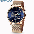 Top Luxury Men Multifunction Watches Waterproof Business Casual Quartz - The Trendy Accessories Store