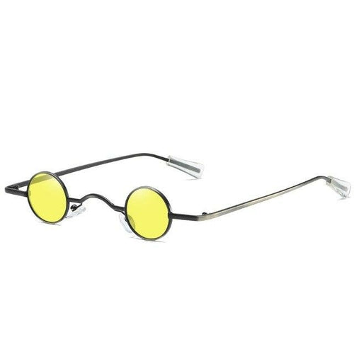 Vintage Small Round Sunglasses Women Brand Design Black Frame Fashion - The Trendy Accessories Store