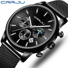 Top Luxury Men Multifunction Watches Waterproof Business Casual Quartz - The Trendy Accessories Store