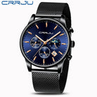 Top Luxury Men Multifunction Watches Waterproof Business Casual Quartz - The Trendy Accessories Store