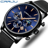 Top Luxury Men Multifunction Watches Waterproof Business Casual Quartz - The Trendy Accessories Store