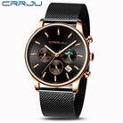 Top Luxury Men Multifunction Watches Waterproof Business Casual Quartz - The Trendy Accessories Store